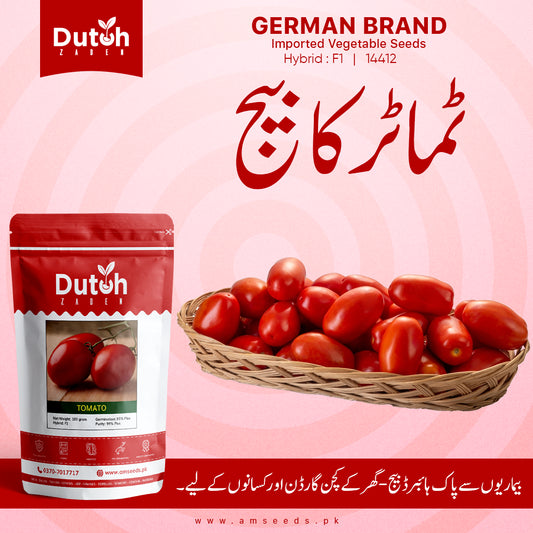Tomato (14412 Hybrid F1) - Tamatar - ٹماٹر - High Yielding Bunches