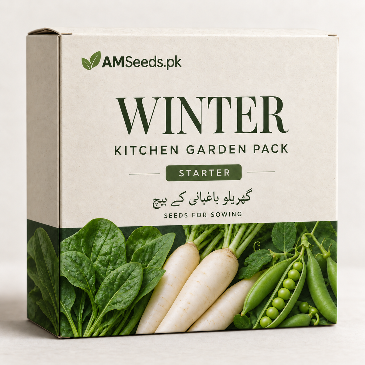 Winter Kitchen Garden Pack – Starter – vegetable seed bundle