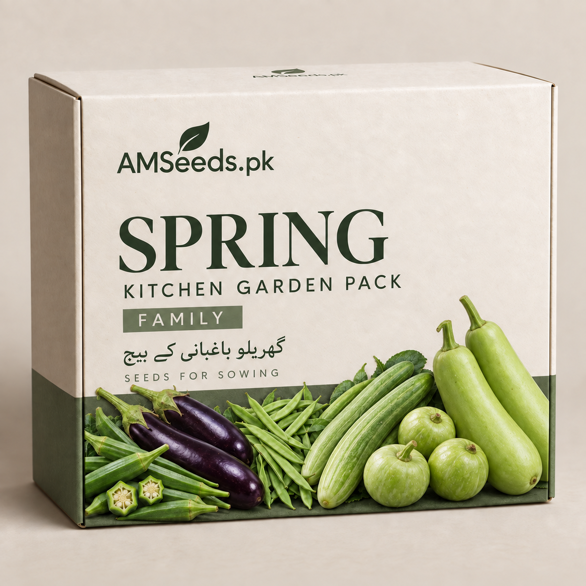Spring Kitchen Garden Pack – Family – vegetable seed bundle